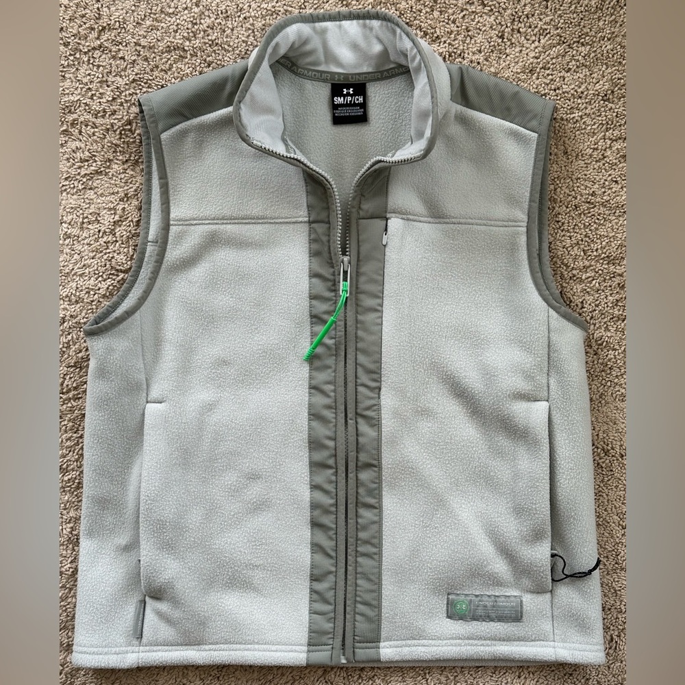 Mens UA Microfleece Max Vest